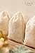 Ling's moment 25pcs 5x7 Inch Natural Clear Cotton Muslin Favor Bags for Wedding Bridal Shower Bachelorette Party Favor Gifts