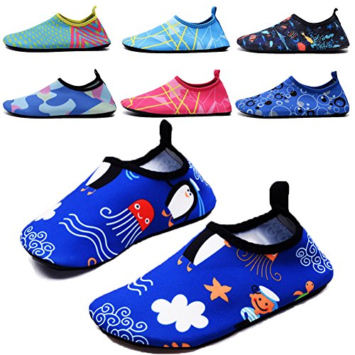 Kids Boys Girls Water Shoes Barefoot Quick Dry Aqua Socks Swim Shoes (Toddler/Little Kid/Big Kid)