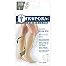 Truform Surgical Stockings, 18 mmHg Compression for Men and Women, Knee High Length, Closed Toe, White, X-Large