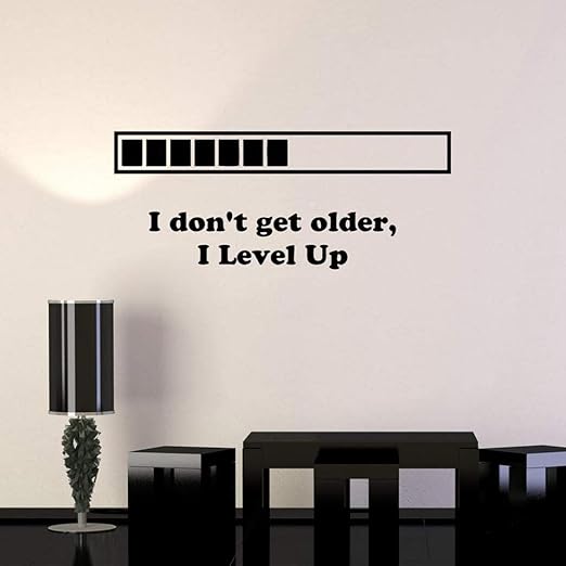 LovelyHomeWJ Etiqueta de Vinilo Cita Juegos de Videojuegos Sala de