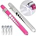 KIMILAR 2 Pieces Nurse Penlight LED Medical Pen Lights with Pupil Gauge for Nurses Students Doctors Stethoscope Healthcare with 4 Pieces Durable AAA Batteries, White Light