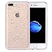 iPhone 7 Plus Case, iPhone 8 Plus Glitter Case,BAISRKE Luxury Bling Glitter Sparkle Clear Transparent Soft TPU Bumper Back Cover Case for iPhone 7 Plus & 8 Plus - Clear