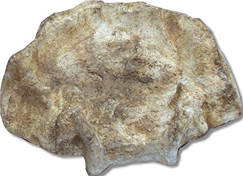 wasserkaskaden - Round Weser Waterfall, Beige/Brown Rock, 74 x 75 x 15 cm