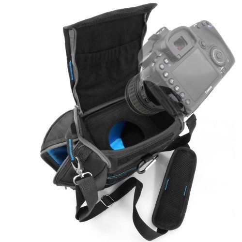 USA Gear Deluxe Spiegelreflex-Kameratasche: für DSLRs von Canon, Nikon & vielen weiteren, auch für spiegellose Kameras… – Bild 4