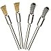 Hanperal 36Pcs Brass Steel Wire Brush Polishing Wheels Full kit for Dremel Rotary Tools