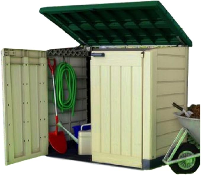 STS SUPPLIES LTD Bicycle Storage Box Garden Shed Lockable Unit Plastic