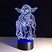 Huiyuan Desk Lamp 3d Star Wars 7 Colors Change Touch Switch Table LED Light Night Lighting Home Decoration Household Accessories