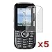 5x LG Cosmos VN250 Premium Clear LCD Screen Protector Cover Guard Film, no cutting is required! Exact fit and!