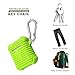 AirPods Case, MeanLove Soft Silicone Case Shock Proof Dust/Dirt Proof Protective Cover and Skin for Apple AirPods Charging Case  (Green)