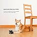 Petacc Dog Boots Water Resistant Dog Shoes for Large Dogs and Black Labrador 4 Pcs in Size 8 Black