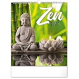 Zen Calendar - Calendars 2019 - 2020 Wall Calendar - Photo Calendar - 12 Month Calendar by Presco Gr by 