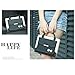 GEMWON Case for iPad mini 1/2/3/4, Cute Handbag Case for Women,Protective PU Leather Three Angles Holder Cover with Auto Sleep/Wake Function for iPad mini 1/2/3/4 - Black