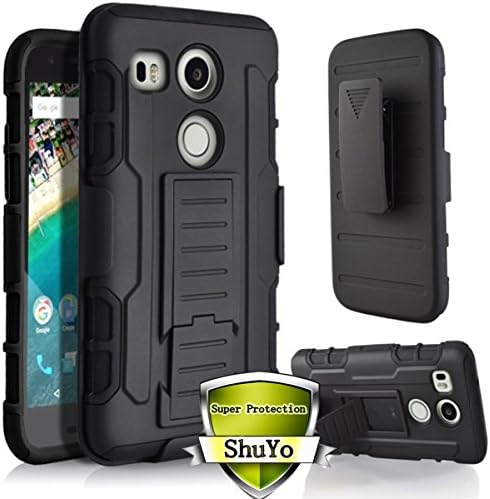 Nexus 5X Case, ShuYo[ Mars Series]Full Body Heavy Duty Protection Shock Absorbing Locking Mechanism Holster Clip Cover For Google Nexus 5X