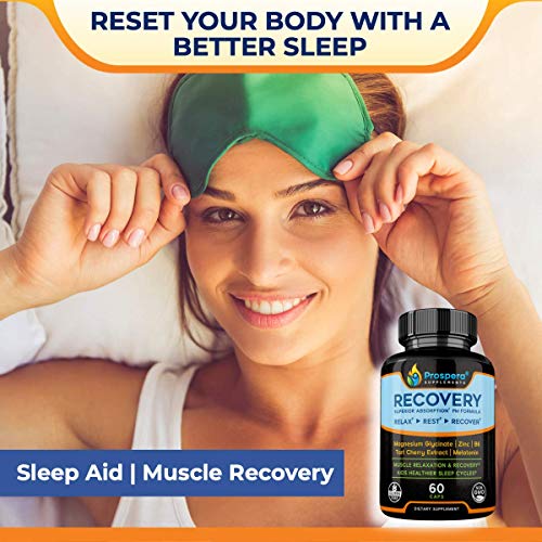 Muscle Recovery Magnesium Glycinate Supplement Made for Crossfit by