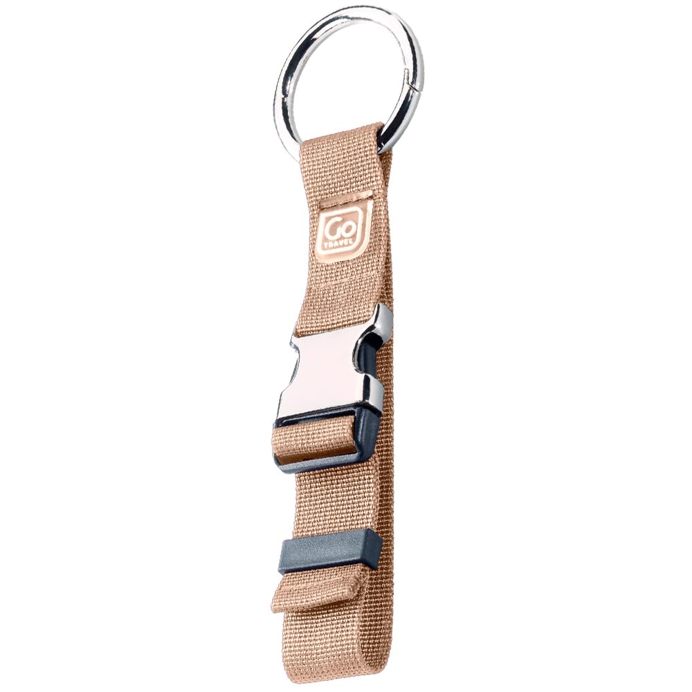 Go Travel Carry Clip Strap - Secure & Convenient Bag Karabiner Clip (Ref 464) assorted