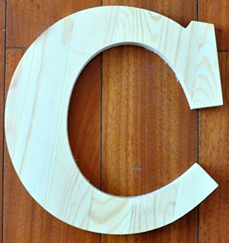 Wooden Letter Photography Props Wedding Decoration / Present/Gift,C,11.8-Inch