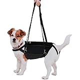 Amazon Com Coodeo Dog Lift Harness Pet Support Rehabilitation Sling Lift Adjustable Padded Breathable Straps For Old Disabled Joint Injuries Arthritis Loss Of Stability Dogs Walk Small Kitchen Dining