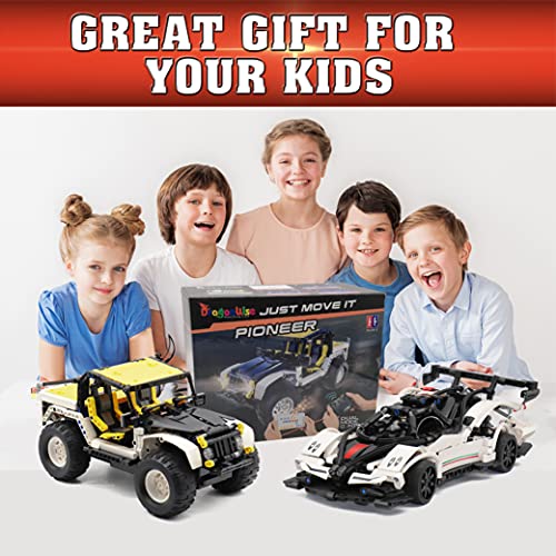 WISEPLAY Model Car Kits to Build for Adults and Kids Technic OffRoad