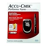 Accu Chek Check Performa Nano Glucose Monitor Sugar Level Kit with Softclix Diabetes Test