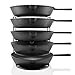 Miriga Life Heavy Duty Pot & Pan Organizer Rack Holder - Best for Kitchen and Cabinet Storage of Pots Pans Lids - Great for Cast Iron - No Assembly Required - Black