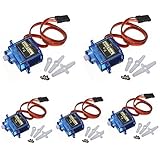 J-Deal 5x Pcs SG90 Micro Servo Motor 9G RC Robot Helicopter Airplane Boat Controls