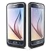 Stalion Galaxy S6 Battery Case Stamina Rechargeable Extended Charging Case (Jet Black) 3500mAh Protective Charger Cover with LED Charge Indicator Light