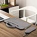 Qishare 11.6 12 inch Laptop Case Laptop Shoulder Bag, Multi-functional Notebook Sleeve Carrying Case With Strap for Notebook Microsoft Surface Pro 6/5/4/3 Macbook Air 11 12(Gray Lines)