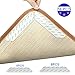 Rug Gripper, ELOSIS 16pcs Anti Curling Area Rug Tape for Hardwood Floor, Tile Floors, Outdoor Rugs, Carpets, White