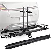 CRAVOT CyberRack E2 Plus EBike Rack with Ramp, 3Positions Foldable, 200 lbs Capacity Heavy Bike Rack Carrier for 2 E-Bike, Fo