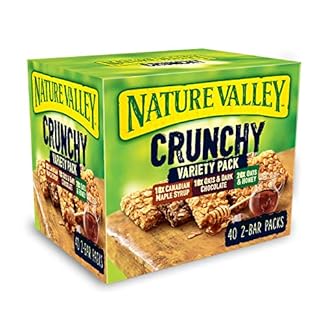 Nature Valley Crunchy Granola Bars Variety Pack of 40 Bars