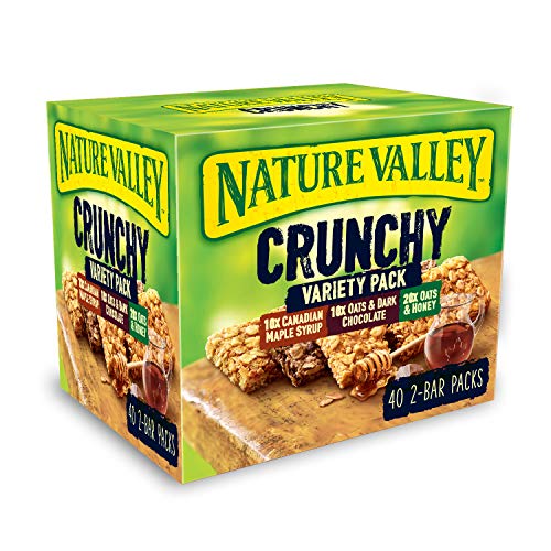 Nature Valley Crunchy Granola Bars Variety Pack of 40 Bars