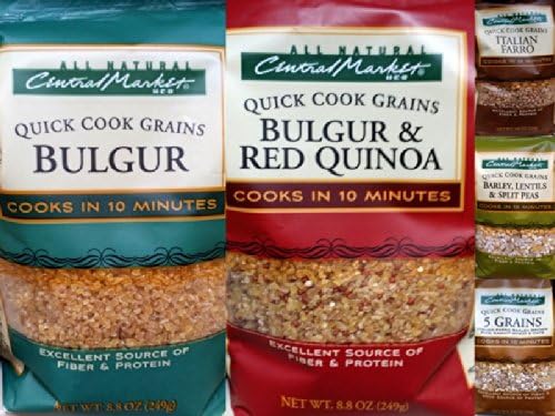Central Market HEB Quick Cook Grains 8.8 Oz (Variety Pack of 5)