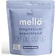 Mellö Magnesium Supplement Superblend Powder - Magnesium Glycinate with L-Theanine, GABA, and 70 Trace Minerals - Supports Sleep, Relaxation, Balanced Energy - Lavenderberry Flavor, 30 Servings