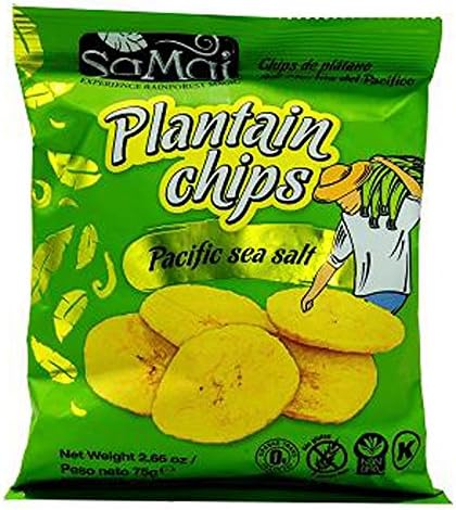 Samai, Plantain Chips Sea Salt , Count 15 (2.65 oz) - Snacks / Grab Varieties & Flavors