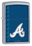 Zippo MLB Braves Street Chrome