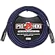 Pig Hog PHM20RAS Rasta Stripe Woven High Performance XLR Microphone Cable, 20 Feet