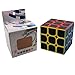 AMTopShow Super-durable, Ultra-Smooth Magic Cube/Carbon Fiber Cube with Stickers/ 3x3x3 Speed Cube Carbon Fiber in Black Stickers