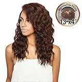 ISIS Human Hair Blend Lace Front Wig Melanin Queen 13X4 Frontal Lace MLF09 Ripple Wave 20