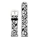 French Bull Pebble Watch Band - Black Vines - French Bull Designer Band for use with Pebble Time and Pebble Watch, Smartwatch Band