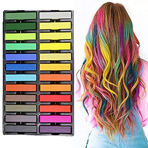 Mordely Hair Chalk Set Safe Non Toxic Temporary Washable Hair Dye