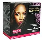 Ultra Sheen Supreme No Lye Regular Relaxer Kit, Value Pack,