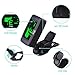 Mugig Clip-On Tuner for Guitar, Bass, Ukulele, Chromatic Instruments, Ukulele Tuner, Guitar Tuner - Black