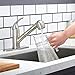 Ufaucet Modern Best Commercial Cen Stainless Steel Single Lever Single Handle Pull Out Sprayer Prep Kitchen Sink Faucets,Stainless Steel Finished