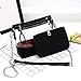 Youndcc Clear Cross-Body Messenger Bag Shoulder Bag Shoulder Purse Crossbody Purse with Inner Bag, Adjustable Metallic Strap, Transparent, Waterproof, NFL Stadium Approved (Black)