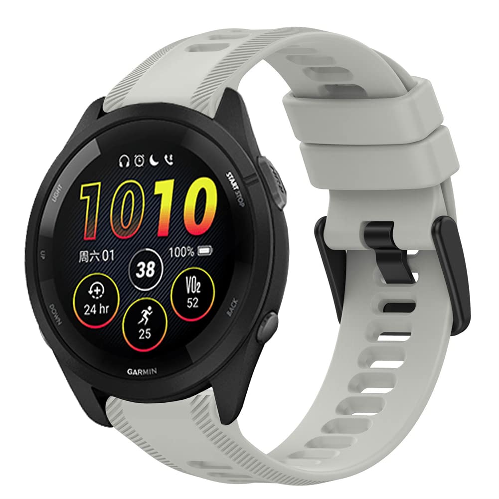 Tyogeephy Straps Compatible with Garmin Forerunner 965 Strap, Soft Sport Watch Strap Replacement Wristbands for Women Men