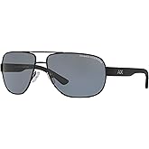 Armani Exchange mens Ax2012s Rectangular Sunglasses