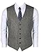 Ruth&Boaz 2Pockets 5Buttons Wool Herringbone / Tweed Business Suit Vest