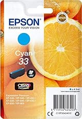 Epson 334 Cyan Standard Original Inkjet Cartridge C13T33424022 view 2
