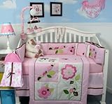 13 Piece Ladybug Party Baby Nursery Crib Bedding Set