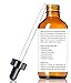 Organic Sweet Almond Oil MOISTURIZER - in 4 oz Glass Bottle with Dropper | Unrefined Cold Pressed Skincare Lotion | Essential Natural Personal Massage Oils for The Skin and Body